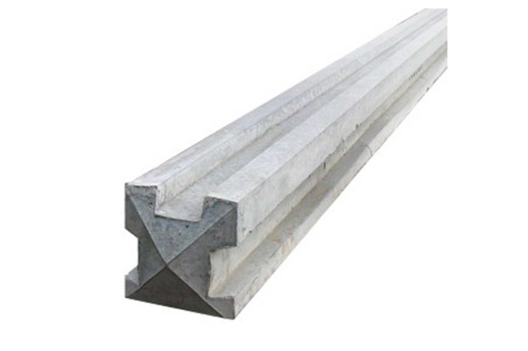 Concrete Slotted 3 Way Posts 125mm - North West Fencing